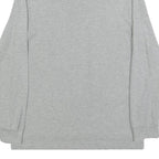 POLO RALPH LAUREN Boys Grey Long Sleeve Plain Cotton Blend Polo Shirt L