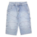 IDENTIC Mens Denim Blue Casual Shorts M W32 Cotton Blend Workwear