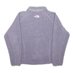 THE NORTH FACE Womens Purple Zip Jacket S Polyester Plain Outdoor Casual Warm