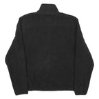 TIMBERLAND Womens Black Outdoor Jacket L Polyester Woven Plain Zip Long Sleeve