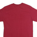 GILDAN Womens Red Encina Preparatory Bulldogs Graphic T-Shirt M Short Sleeve