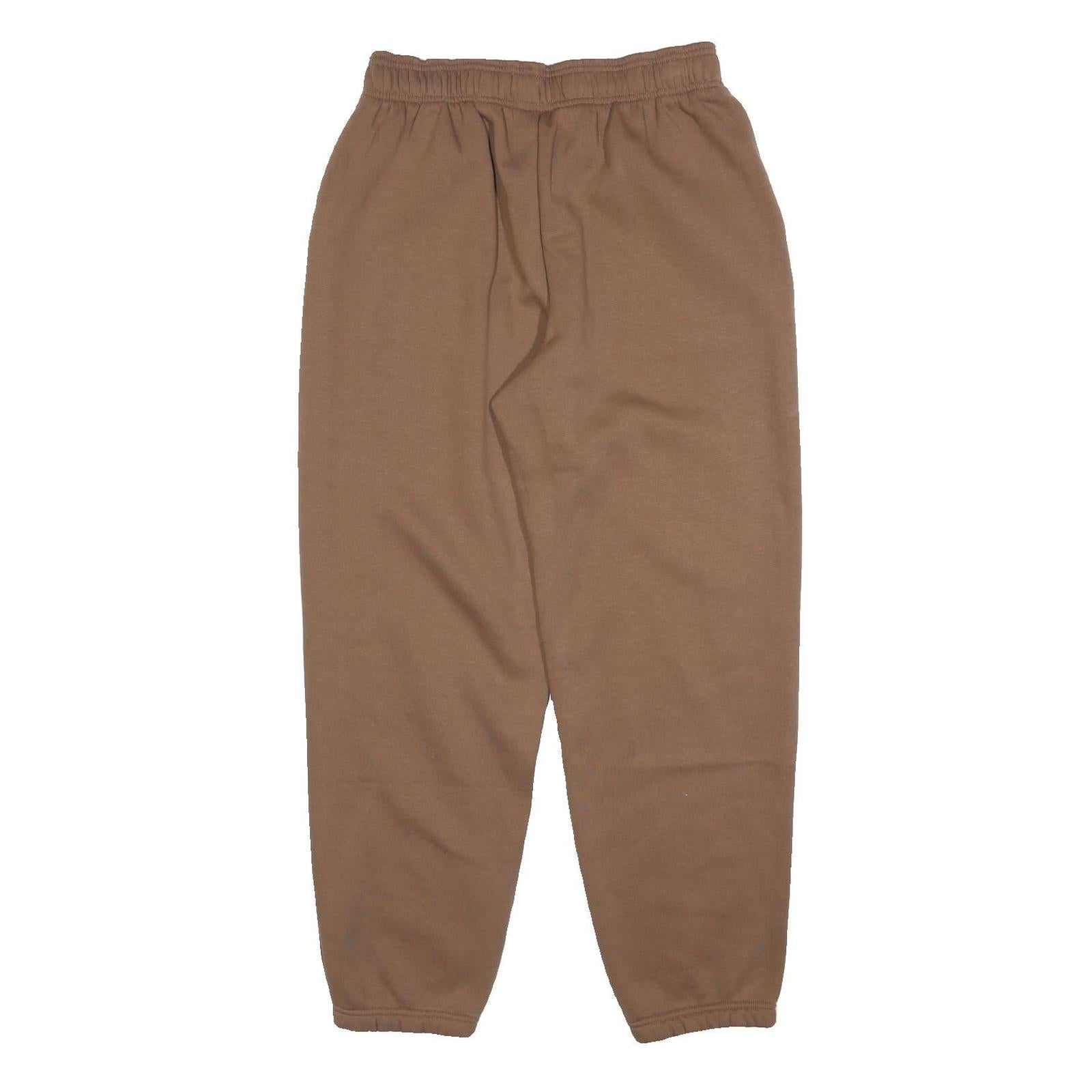 NEW BALANCE Womens Joggers Brown Slim Tapered M W28 L30 Casual Loungewear