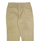 DICKIES Cargo Mens Trousers Beige Regular Straight W38 L32