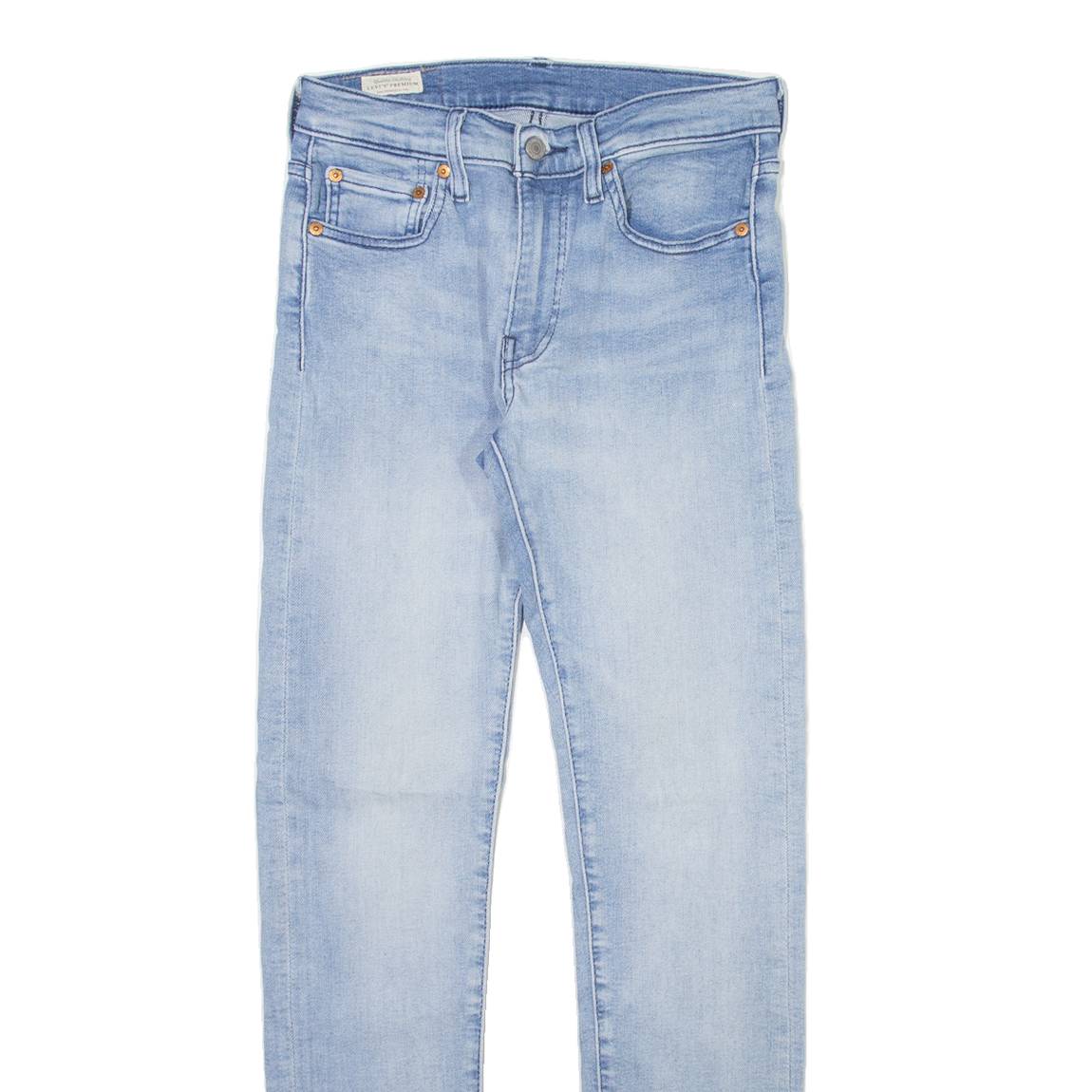 LEVI'S 519 BIG E Jeans Mens Blue Slim Skinny W28 L30