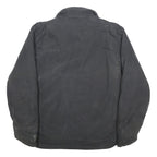 CARHARTT Mens Black Cotton Blend Jacket M Workwear Zip Front Classic Fit Durable