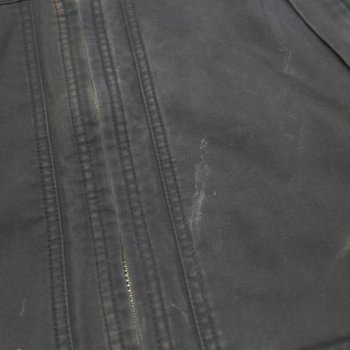 CARHARTT Mens Black Cotton Blend Jacket M Workwear Zip Front Classic Fit Durable
