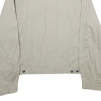 ANGELO LITRICO Mens Cream Cotton Button Jacket L Basic Series Casual Lightweight