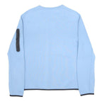 NIKE Mens Blue Crew Neck M Cotton Blend Sweatshirt Lightweight Pullover