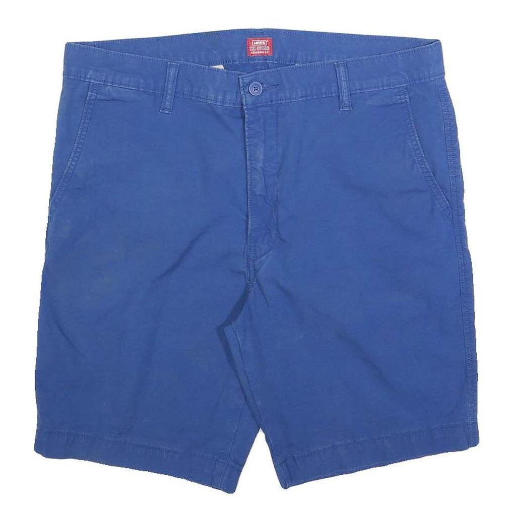 LEVI'S Mens Shorts Blue Casual Regular L W36 Comfortable Cotton Blend
