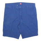 LEVI'S Mens Shorts Blue Casual Regular L W36 Comfortable Cotton Blend