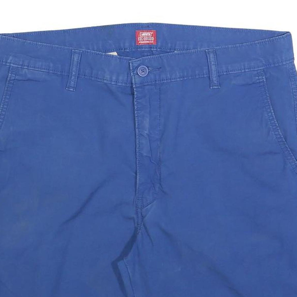 LEVI'S Mens Shorts Blue Casual Regular L W36 Comfortable Cotton Blend