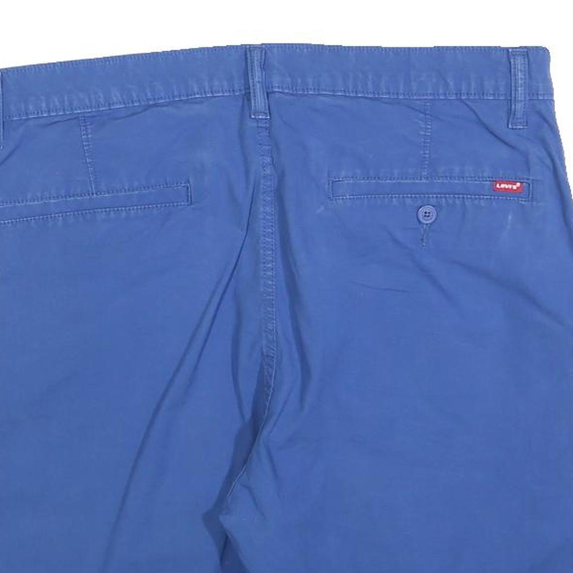 LEVI'S Mens Shorts Blue Casual Regular L W36 Comfortable Cotton Blend