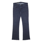 ARMANI EXCHANGE Womens Jeans Blue Slim Flared Denim Dark W31 L33 Stylish Zip