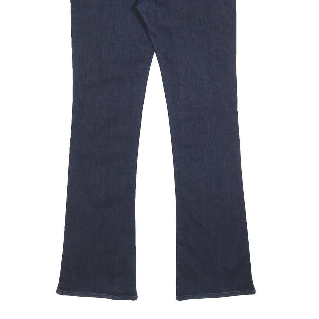 ARMANI EXCHANGE Womens Jeans Blue Slim Flared Denim Dark W31 L33 Stylish Zip