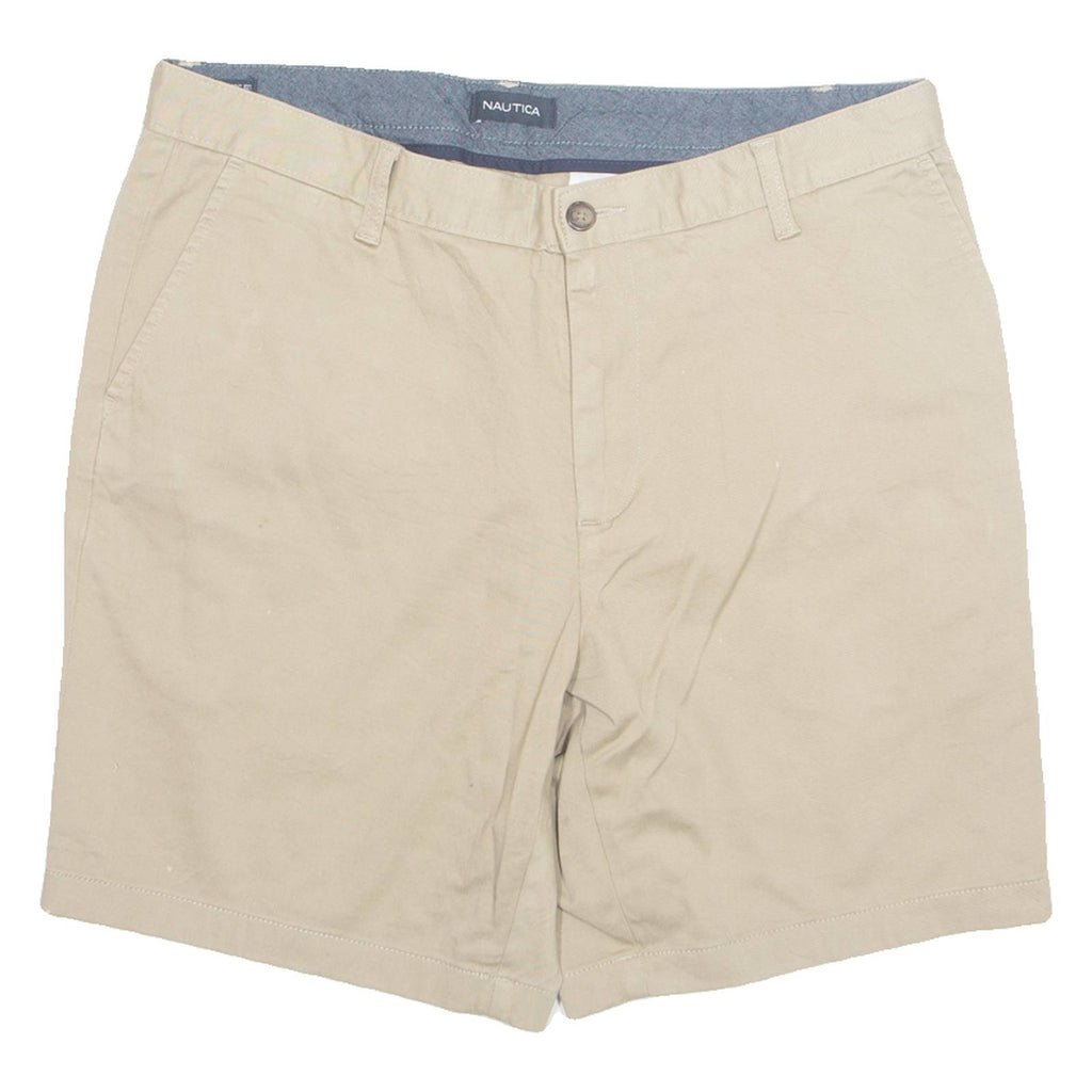 NAUTICA Mens Chino Shorts Beige L W36