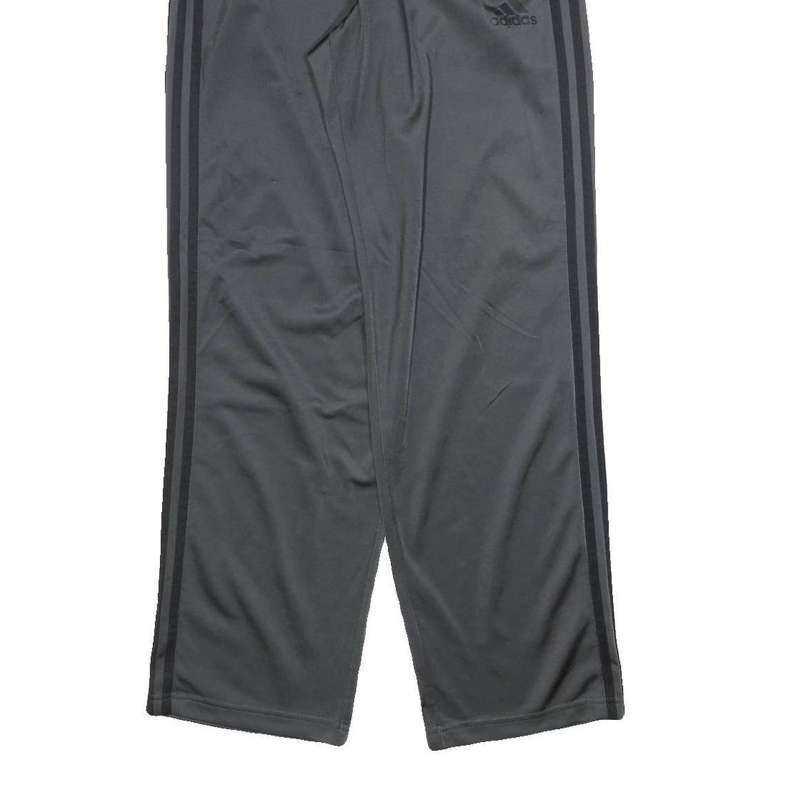 ADIDAS Mens Joggers Black & Dark Grey M W28 L32 Classic Tapered Fit Polyester