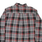 RED HEAD Mens Grey Black & Red Check Shirt XL Cotton Blend Casual Classic