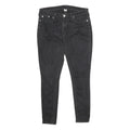 TRUE RELIGION Womens Black Slim Skinny Denim Jeans W36 L30 Studded Pocket Detail