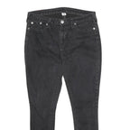TRUE RELIGION Womens Black Slim Skinny Denim Jeans W36 L30 Studded Pocket Detail