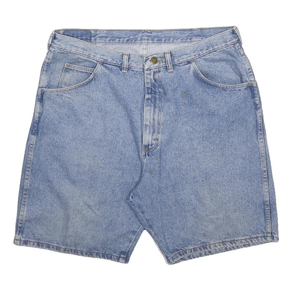 WRANGLER Mens Denim Blue XL W38 Casual Shorts Cotton Relaxed Fit