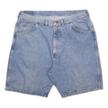 WRANGLER Mens Denim Blue XL W38 Casual Shorts Cotton Relaxed Fit