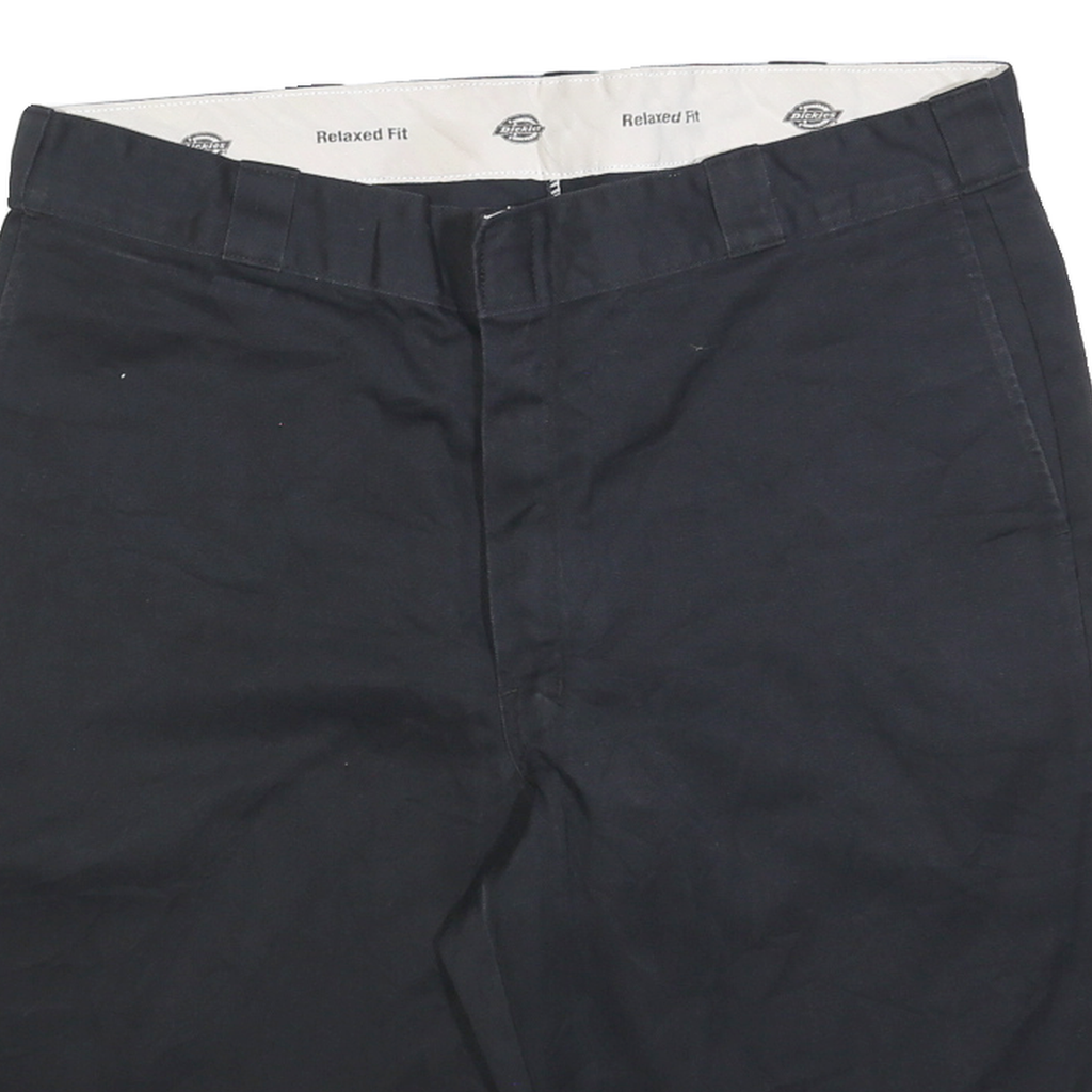 DICKIES Mens Shorts Black Casual Relaxed Fit 2XL W40 Cotton Blend Workwear