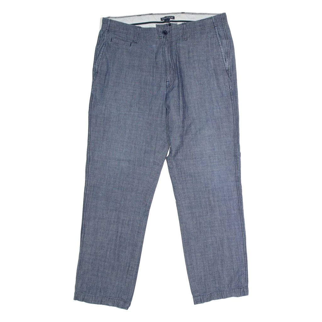 NAUTICA Mens Trousers Blue Regular Straight W33 L30