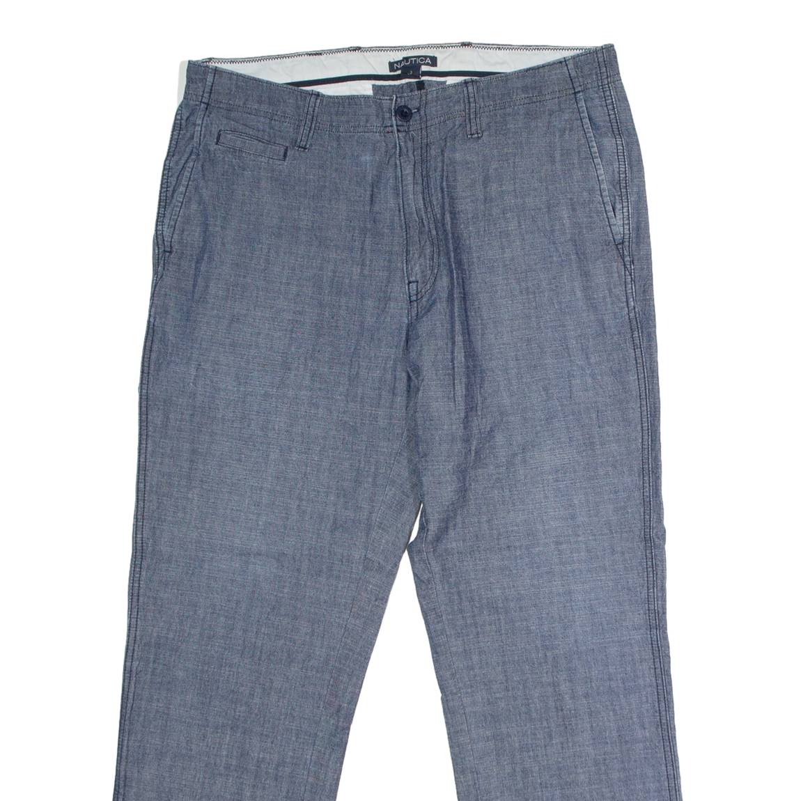 NAUTICA Mens Trousers Blue Regular Straight W33 L30