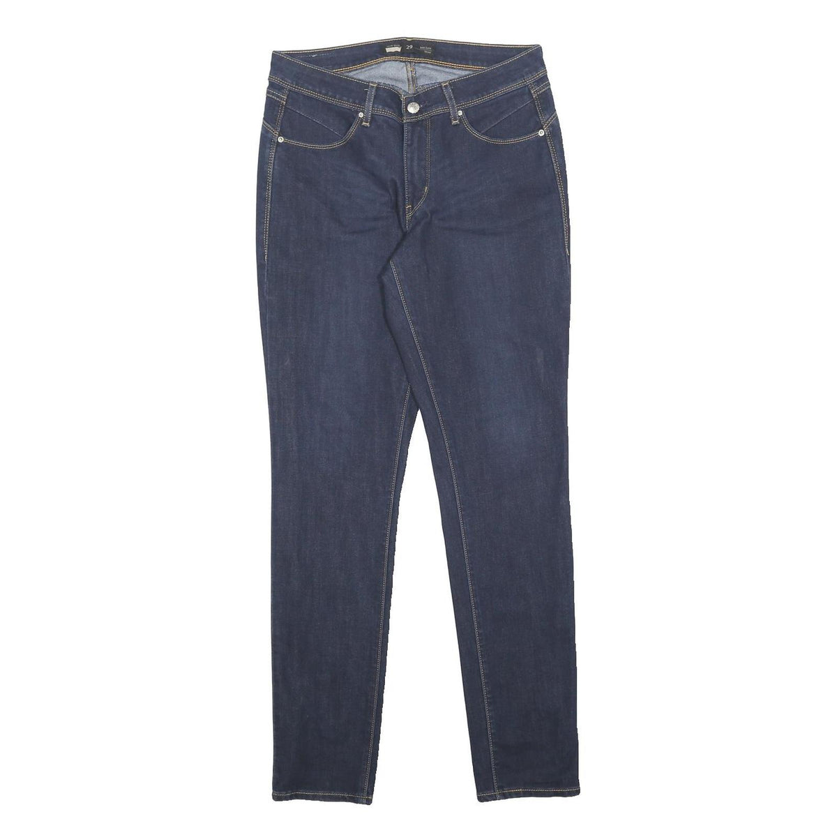 LEVI'S Revel Womens Jeans Blue Slim Skinny Denim W29 L32 Zip Cotton Blend
