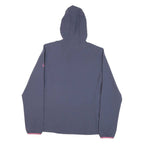 JACK WOLFSKIN Womens Blue & Pink Outdoor Jacket L Polyester Blend Hooded Zip