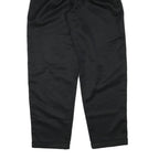 Womens Black Relaxed Fit Trousers W28 L30 Polyester Blend Zip Closure