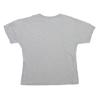 CHAMPION Mens Grey Graphic T-Shirt L Short Sleeve Crew Neck Logo Cotton Jersey