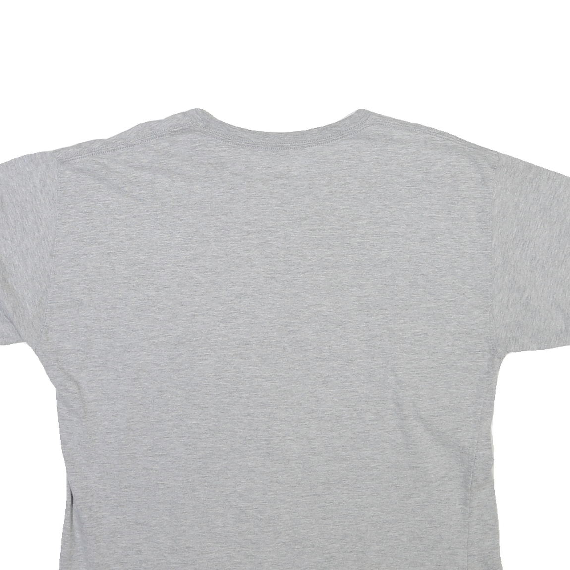 CHAMPION Mens Grey Graphic T-Shirt L Short Sleeve Crew Neck Logo Cotton Jersey