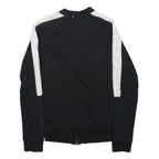PUMA Womens Black & White Zip Cotton Blend Classic Jacket UK 10 Athletic Casual