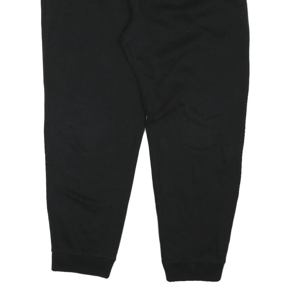 NAUTICA Mens Joggers Black XL W38 L28 Classic Tapered Cotton Blend Drawstring