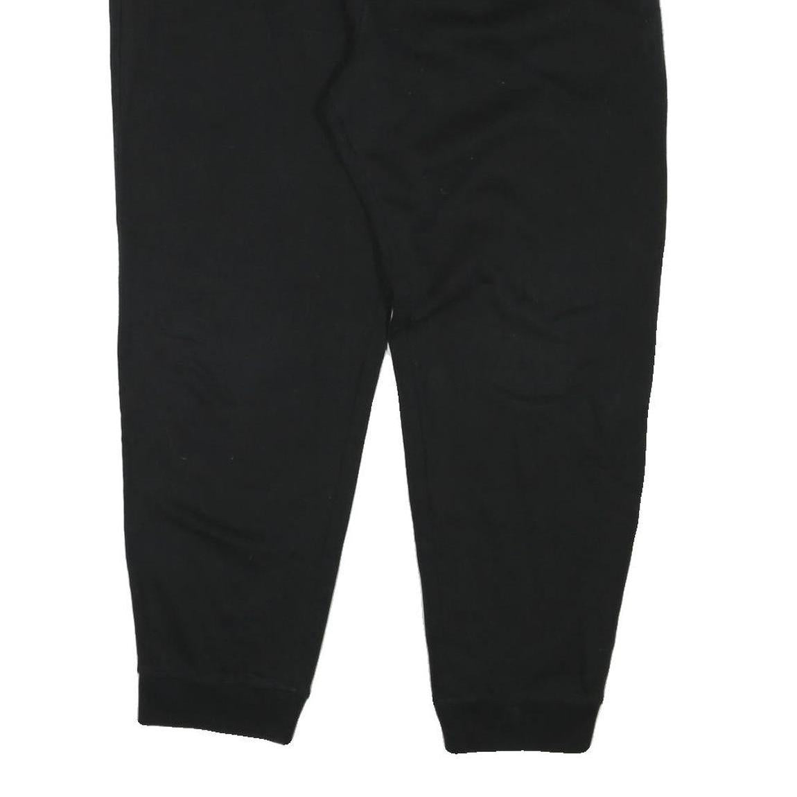 NAUTICA Mens Joggers Black XL W38 L28 Classic Tapered Cotton Blend Drawstring