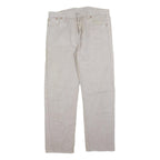 LEVI'S 501 Mens Grey Regular Straight Denim Cotton Light W34 L30 Button Fly
