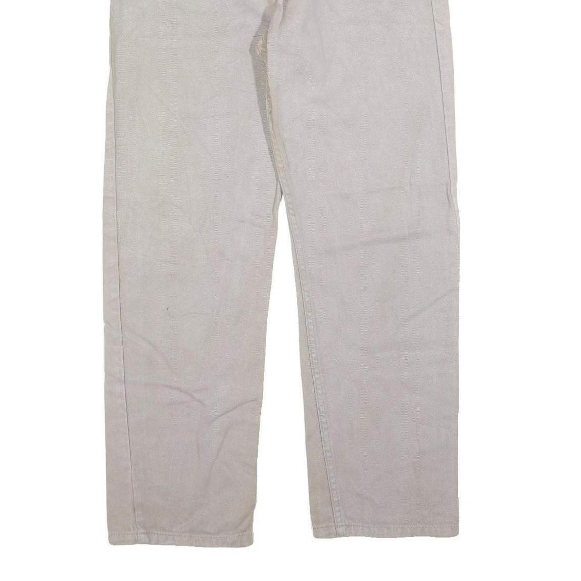 LEVI'S 501 Mens Grey Regular Straight Denim Cotton Light W34 L30 Button Fly