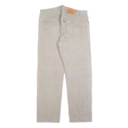 LEVI'S 501 Mens Grey Regular Straight Denim Cotton Light W34 L30 Button Fly