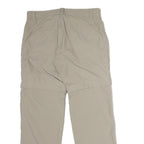 MAMMUT Womens Cotton Blend Beige Regular Regular Trousers W30 L27 Outdoor Casual