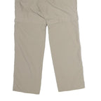 MAMMUT Womens Cotton Blend Beige Regular Regular Trousers W30 L27 Outdoor Casual
