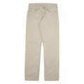 LEVI'S 514 Mens Trousers Beige Slim Straight W30 L32