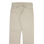 LEVI'S 514 Mens Trousers Beige Slim Straight W30 L32