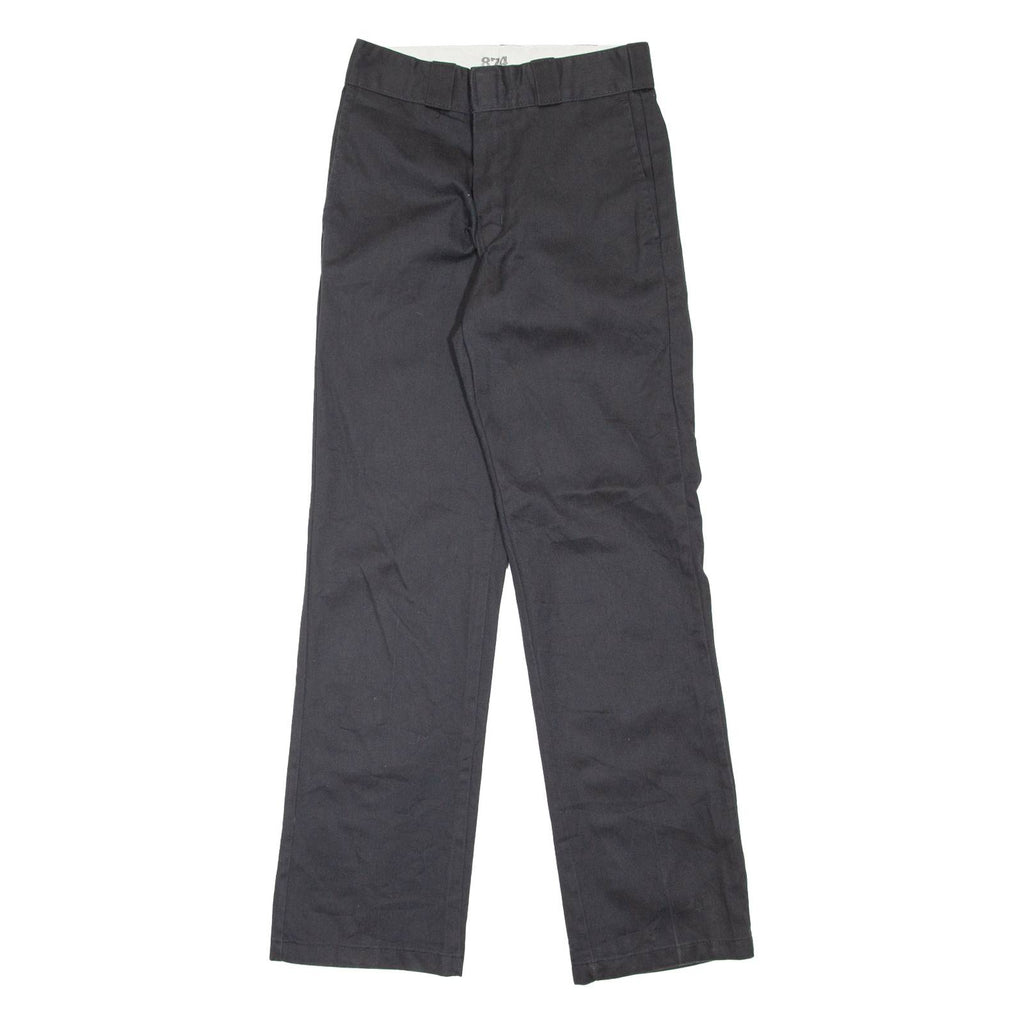 DICKIES 874 Workwear Mens Trousers Black Regular Straight W27 L31
