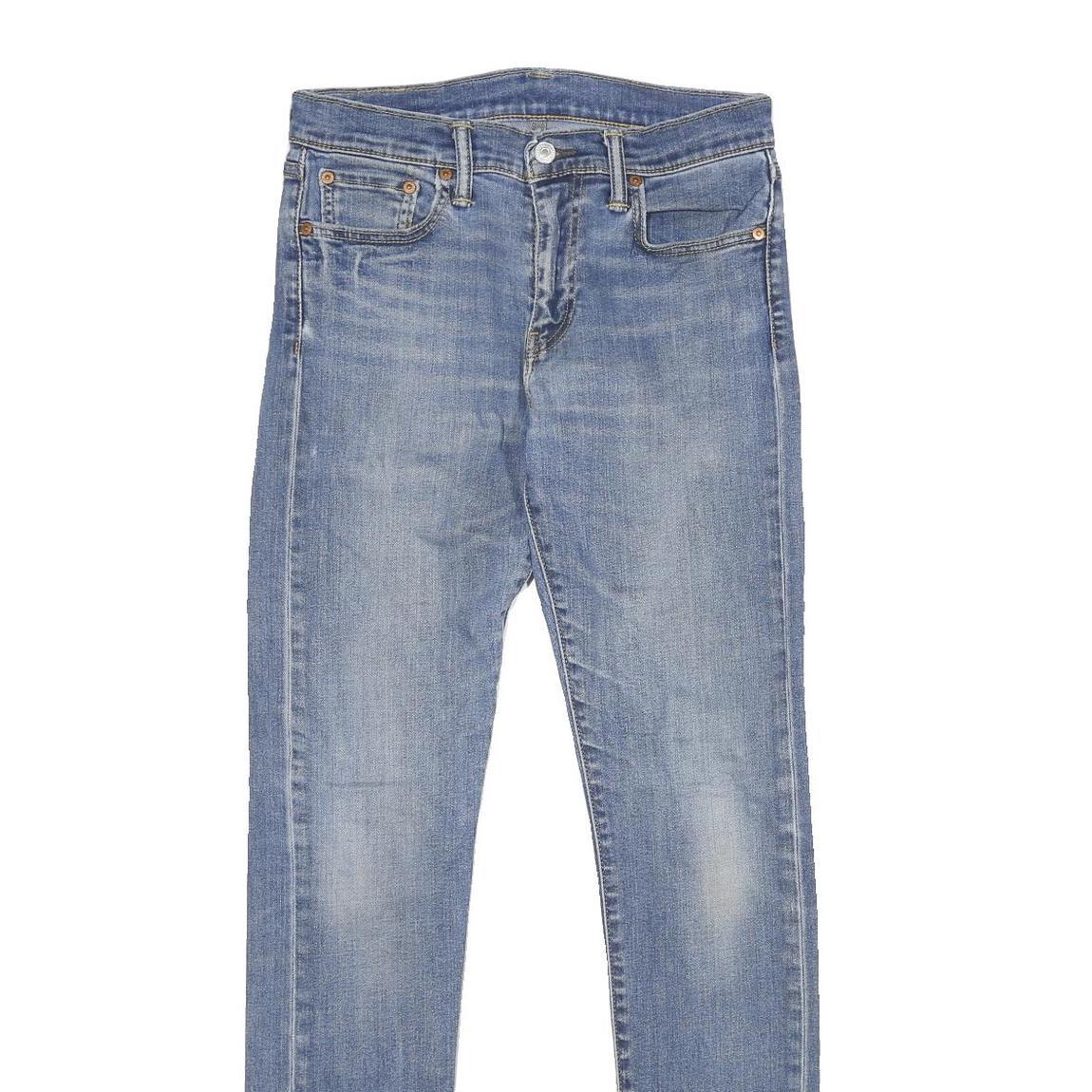 LEVI'S 514 Slim Mens Jeans Blue Slim Skinny Denim Medium W29 L34 Classic Fit Zip