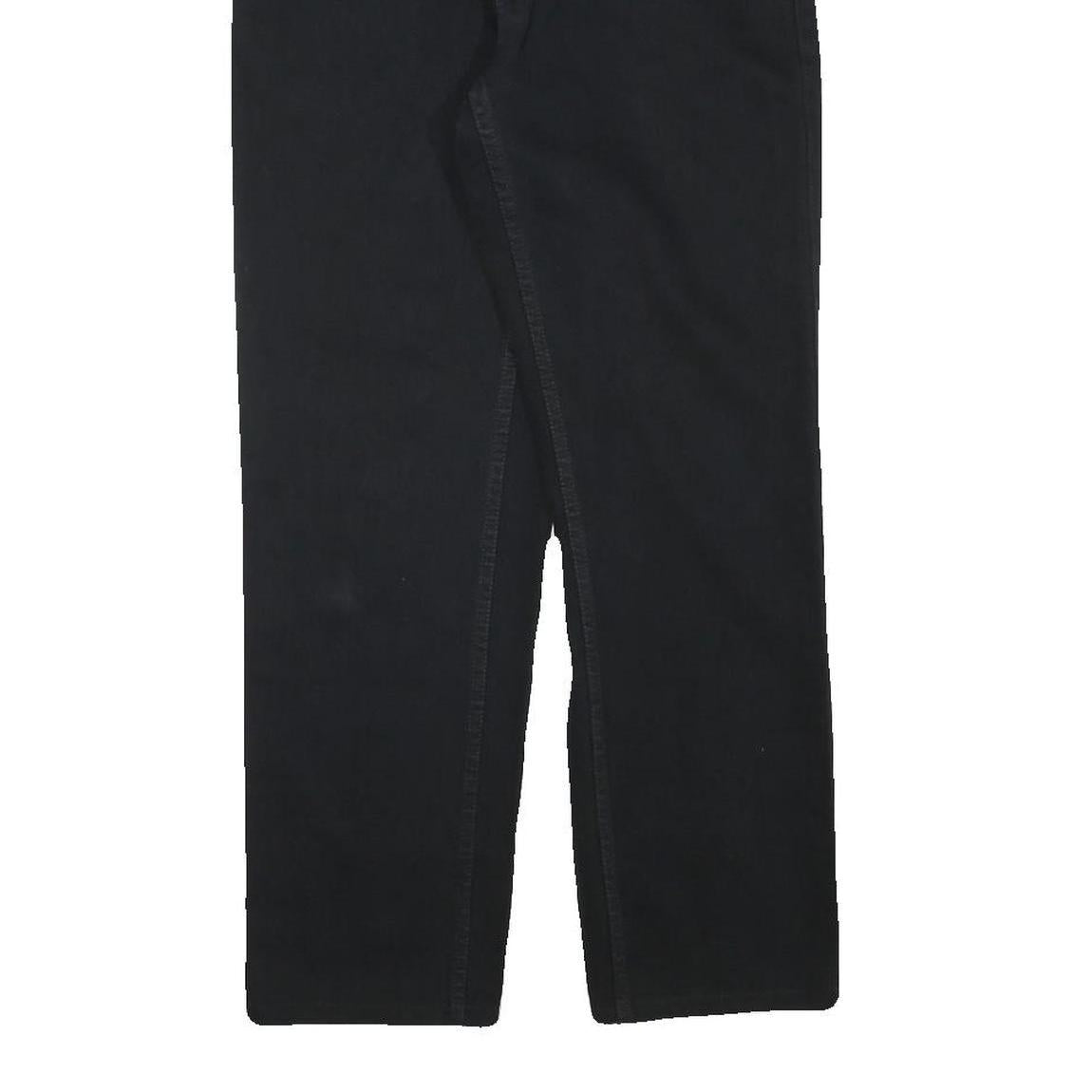 TEDDYS Womens Black Regular Straight Denim Jeans Cotton Blend W26 L27 Zip