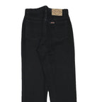 TEDDYS Womens Black Regular Straight Denim Jeans Cotton Blend W26 L27 Zip