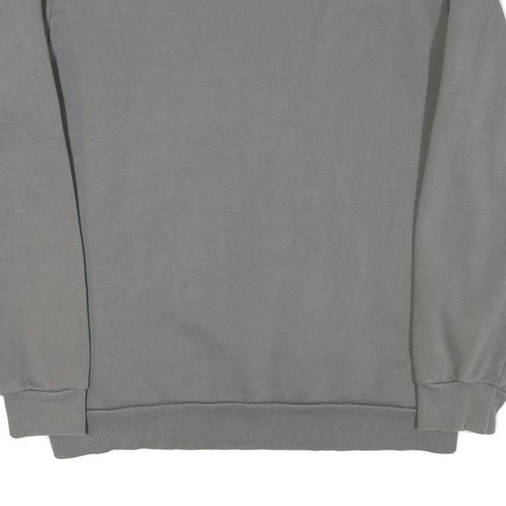 PUMA Mens Grey Cotton Blend Crew Neck M Sweatshirt Logo Print
