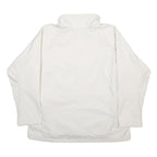 COLUMBIA Womens White Jacket XL Polyester Zip Plain Outdoor Casual Warm Layer