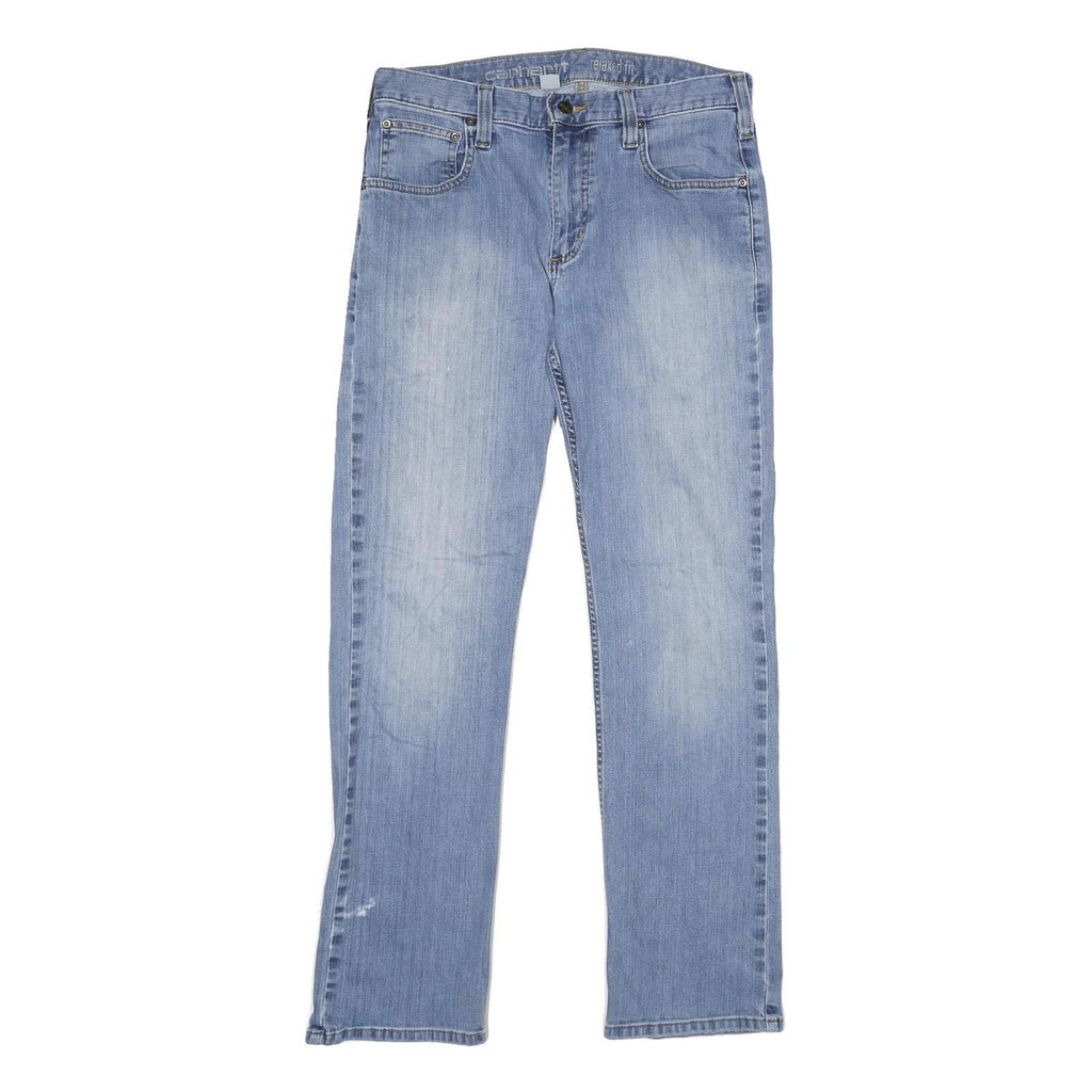 CARHARTT Mens Jeans Blue Relaxed Straight Denim Medium W31 L30 Casual Workwear
